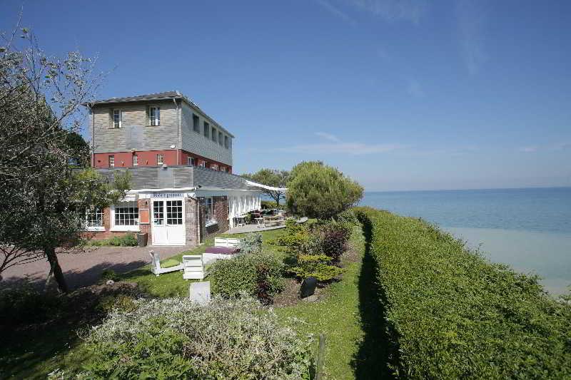 The Originals Hotel Le Cise Restaurant Chambres Et Suites Ault Exterior photo